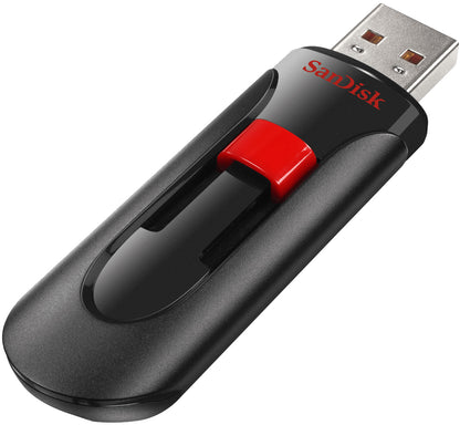Mémoire Externe USB-A SanDisk Cruzer Glide, 64Gb SDCZ60-064G-B35