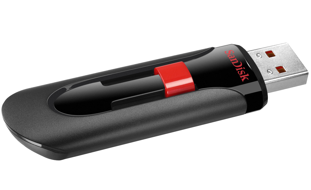 Mémoire Externe USB-A SanDisk Cruzer Glide, 64Gb SDCZ60-064G-B35