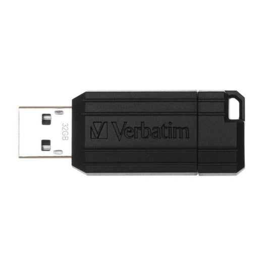 Externer USB-A Speicher Verbatim PenDrive Pinstripe, 32Gb