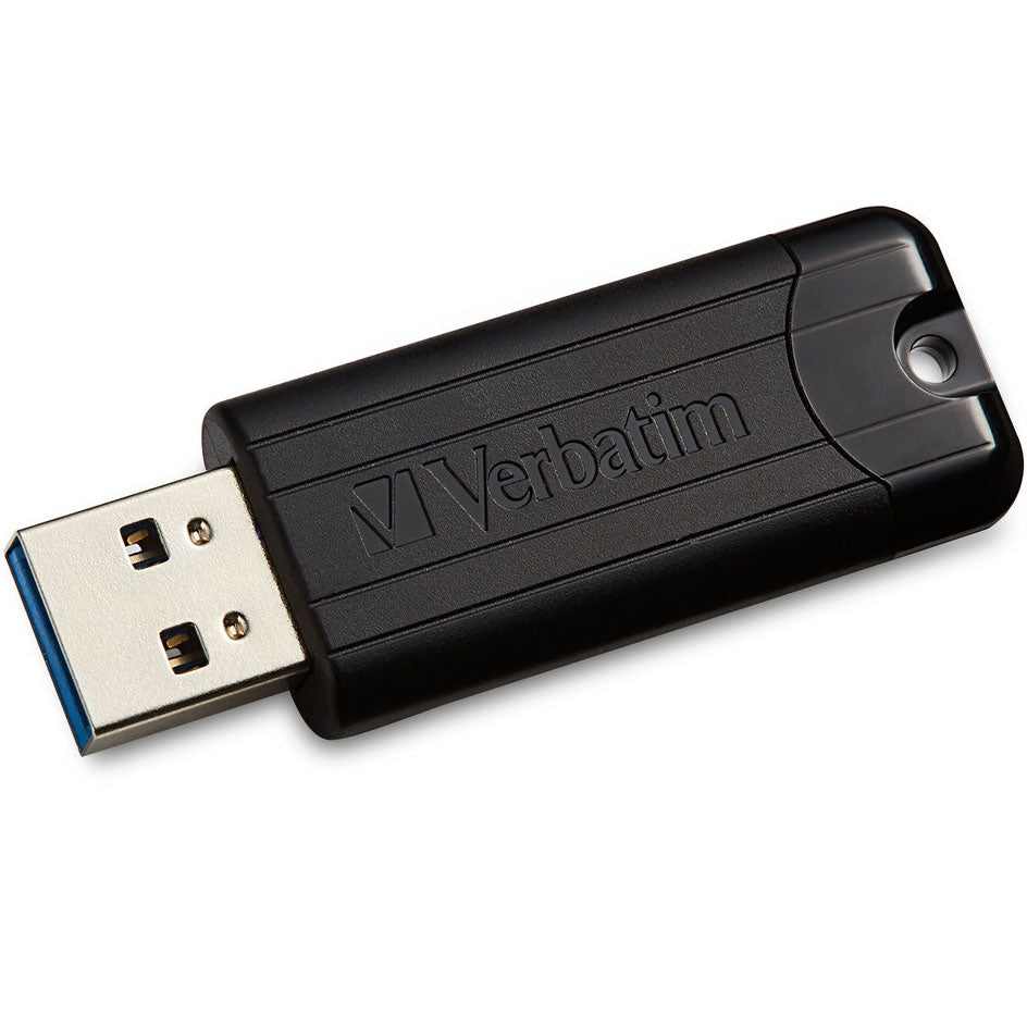 USB-A extern geheugen Verbatim Pinstripe, 64Gb 