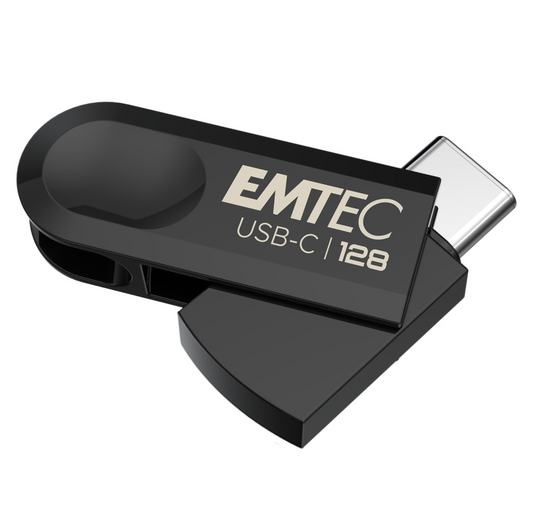 Externer USB-C Speicher Emtec C280 Single, 128Gb ECMMD128GC2