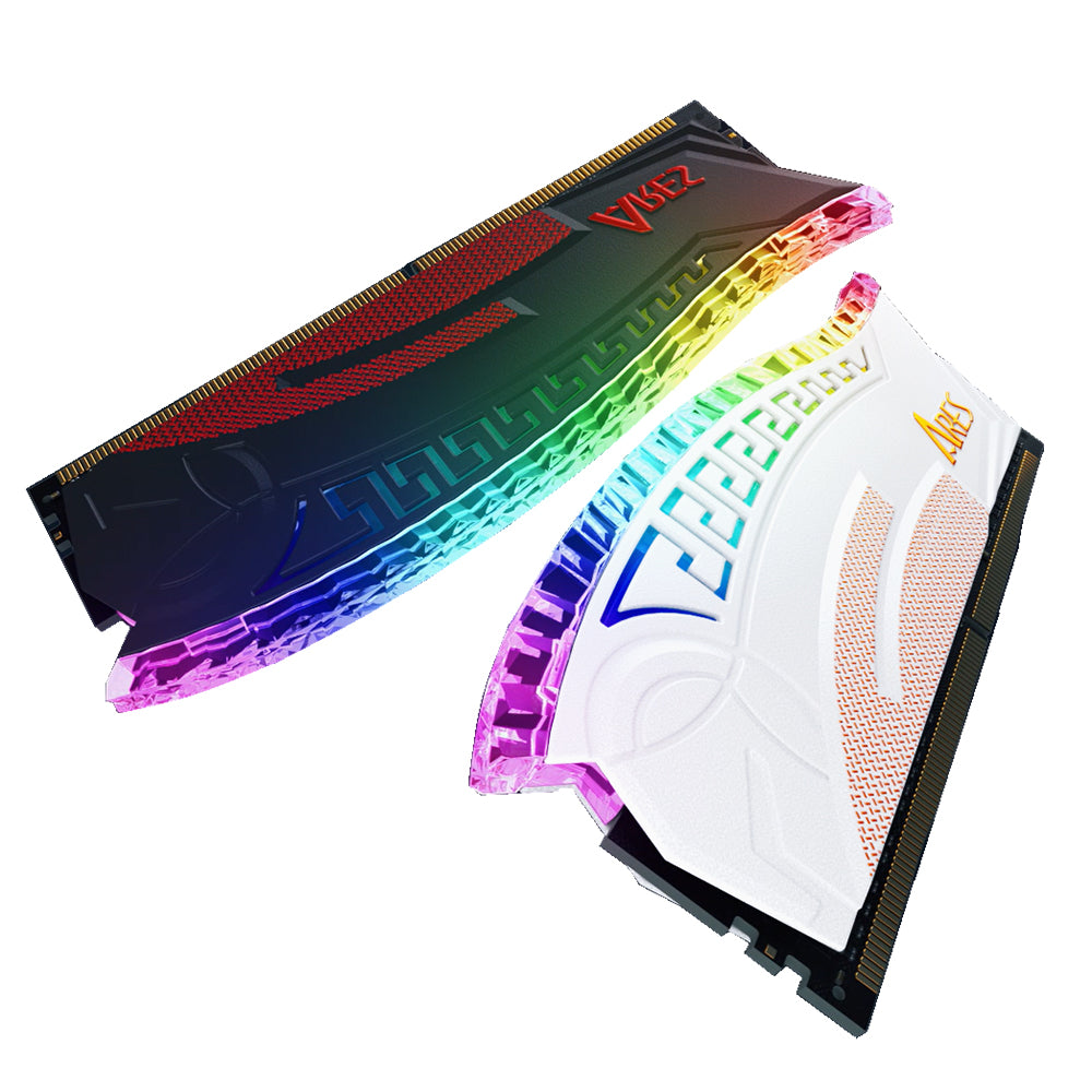 Dato Ares Armor RAM Memory, DDR4, RGB, 2 x 8GB, 3600Mhz, CL18, Black AMRGB8GX216G36K
