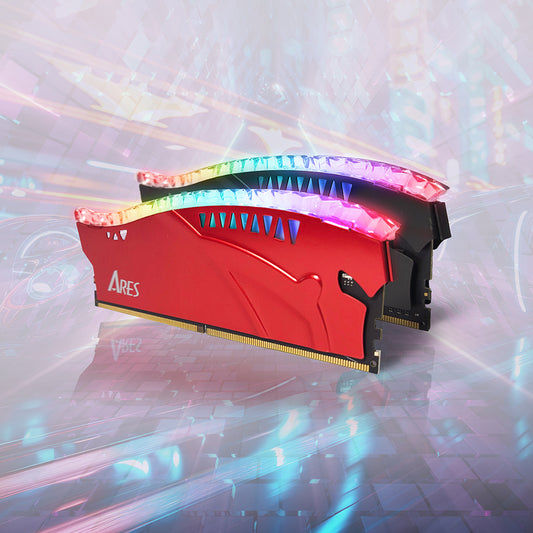 RAM-geheugen Dato Ares Armor Lite, DDR5, RGB, 16GB, 7200Mhz, Grijs ARB16G5G72