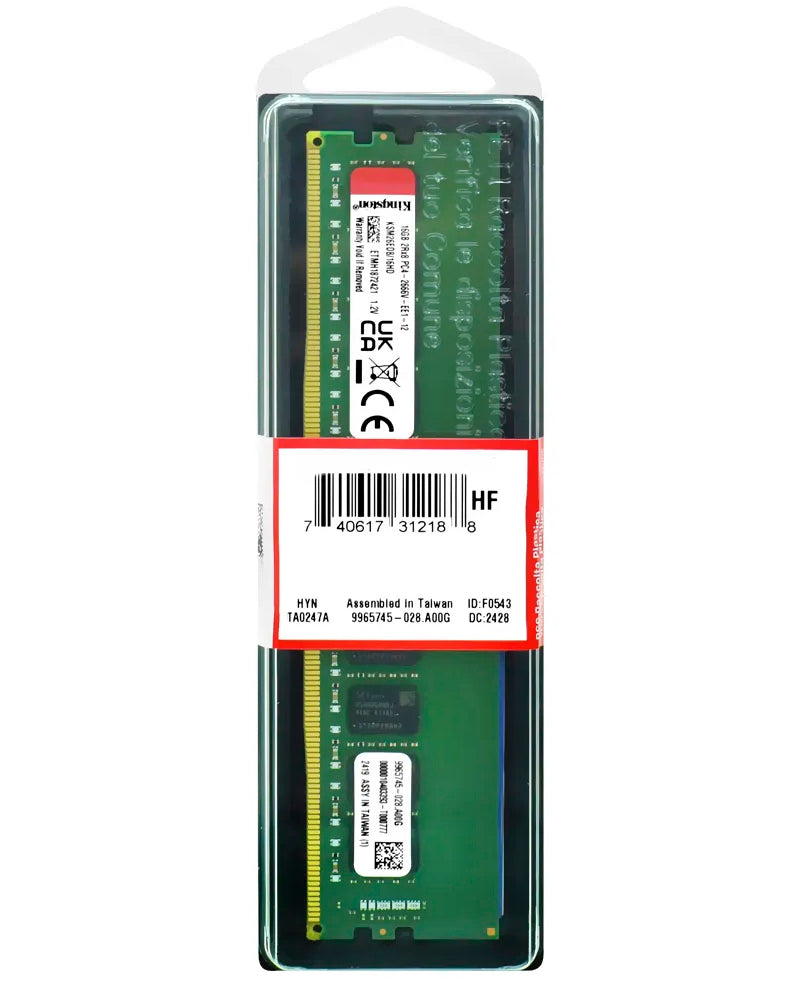 Kingston ValueRAM RAM-geheugen, DDR5, 8GB, 5600MHz KVR56U46BS6-8