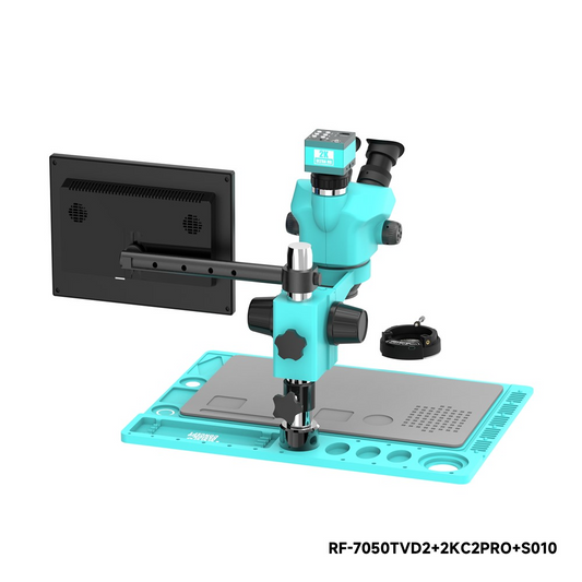 Microscope avec moniteur et caméra RF4 RF-7050TVD2 + 2KC2PRO + S010