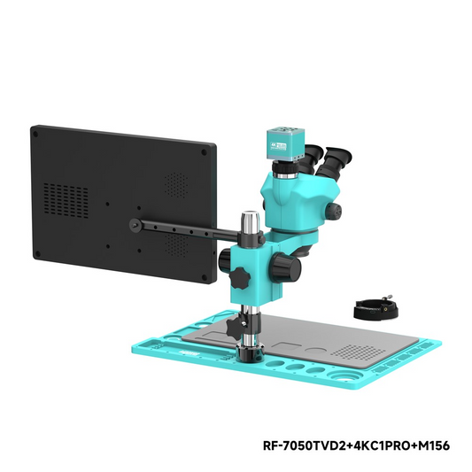 Microscope avec moniteur et caméra RF4 RF-7050TVD2 + 4KC1PRO + M156
