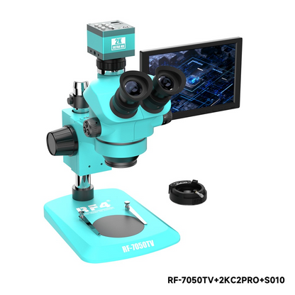 Microscope avec moniteur et caméra RF4 RF-7050TV + 2KC2PRO + S010