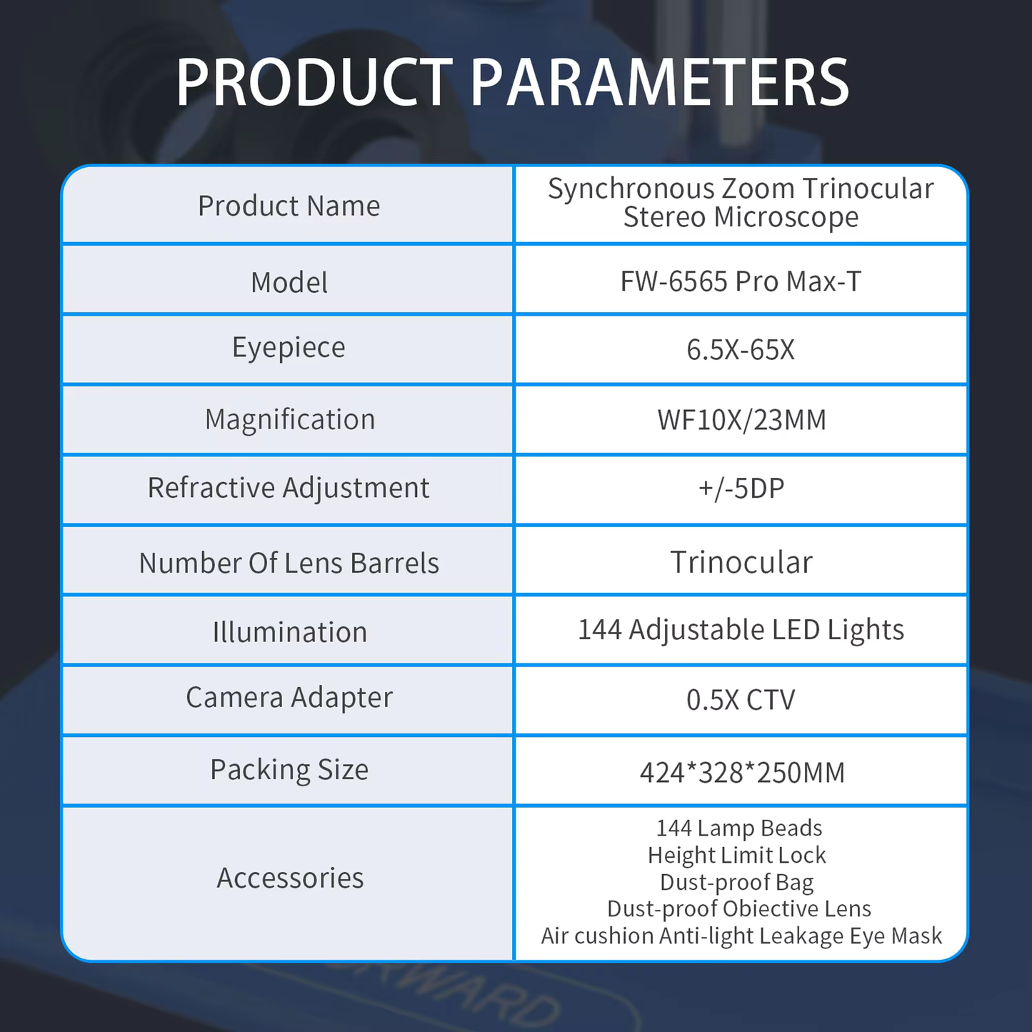 Vooruit Microscoop FW-6565 ProMax-T