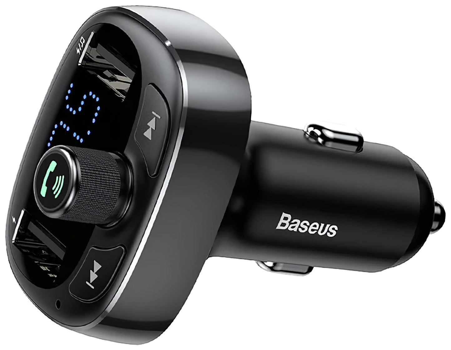 Baseus S-09 Modulateur FM Bluetooth, 2 x USB-A - 1 x microSD 