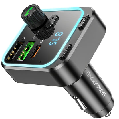 Bluetooth FM-modulator BC53 Highway, 2 x USB-A - 1 x USB-C 