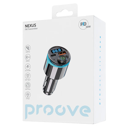 Proove Bluetooth FM Modulator, 1 x USB-A - 1 x USB-C FMNX30110001