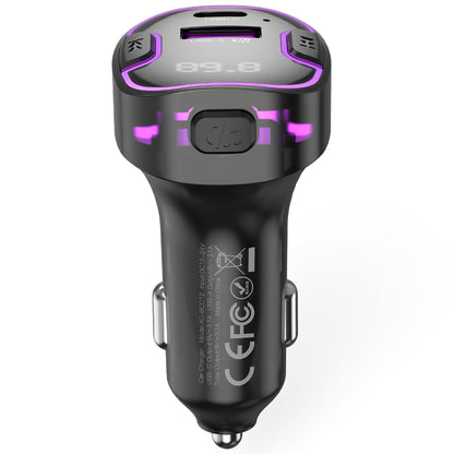 Bluetooth FM-modulator XO Design BCC12, 1 x USB-A - 1 x USB-C 