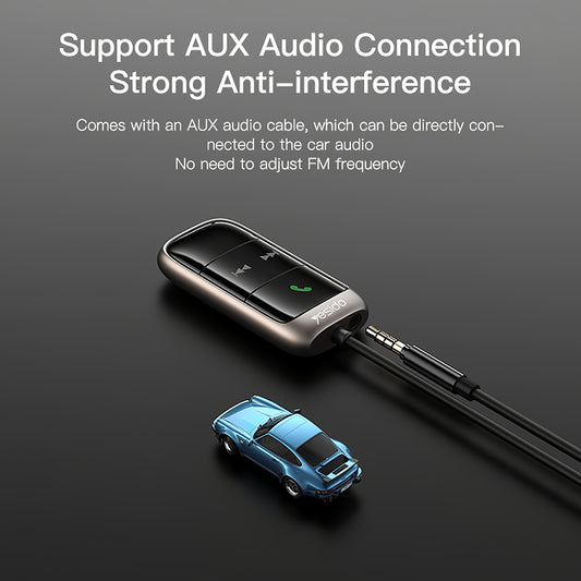 FM Bluetooth-modulator Yesido YAU32, 1 x 3.5mm - 1 x microSD