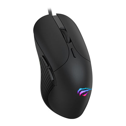 Souris Gaming Filaire USB HAVIT MS1020WB, RGB, 240DPI, Noir