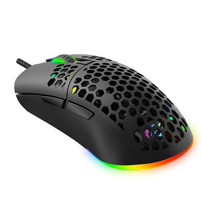 Gaming-Maus Wired USB HAVIT MS1036, RGB, 1200DPI - 7200DPI, 1.6m, Weiß