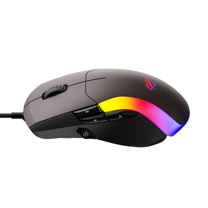 Souris Gaming Filaire USB HAVIT MS959S, RGB, 1200DPI - 8000DPI, 1.6m, Noir Ocre