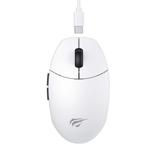 Souris Gaming Sans Fil HAVIT MS1039W, 800DPI - 7400DPI, Blanc