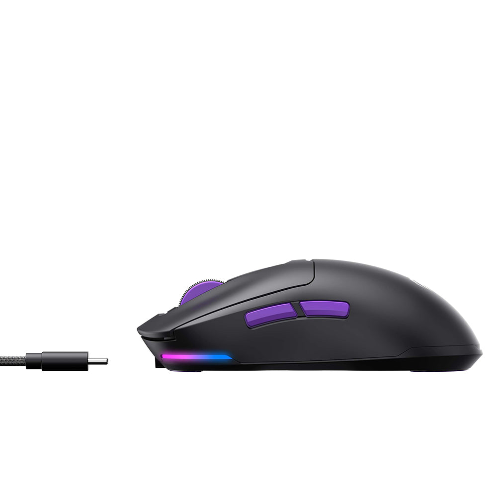 Draadloze Gaming Muis HAVIT MS969WB, RGB, 1000DPI - 16000DPI, BT / Wi-Fi / Bedraad, Zwart