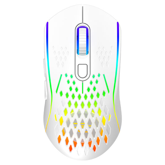 Souris Gaming Sans Fil Proove Buzz, RGB, 800DPI - 4800DPI, Blanc WMBU00022402