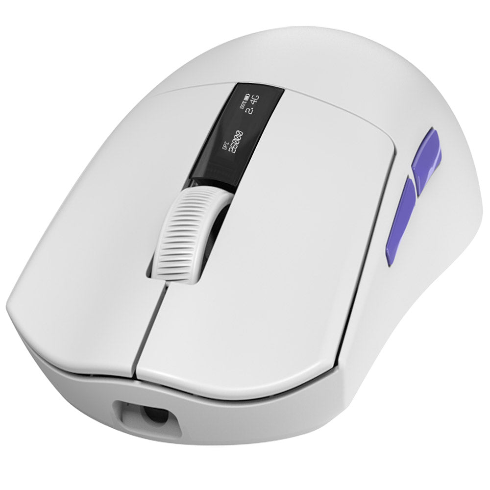 Draadloze Gaming Muis Proove Jester, 800DPI - 26000DPI, OLED-display, Wit WMJS00022002