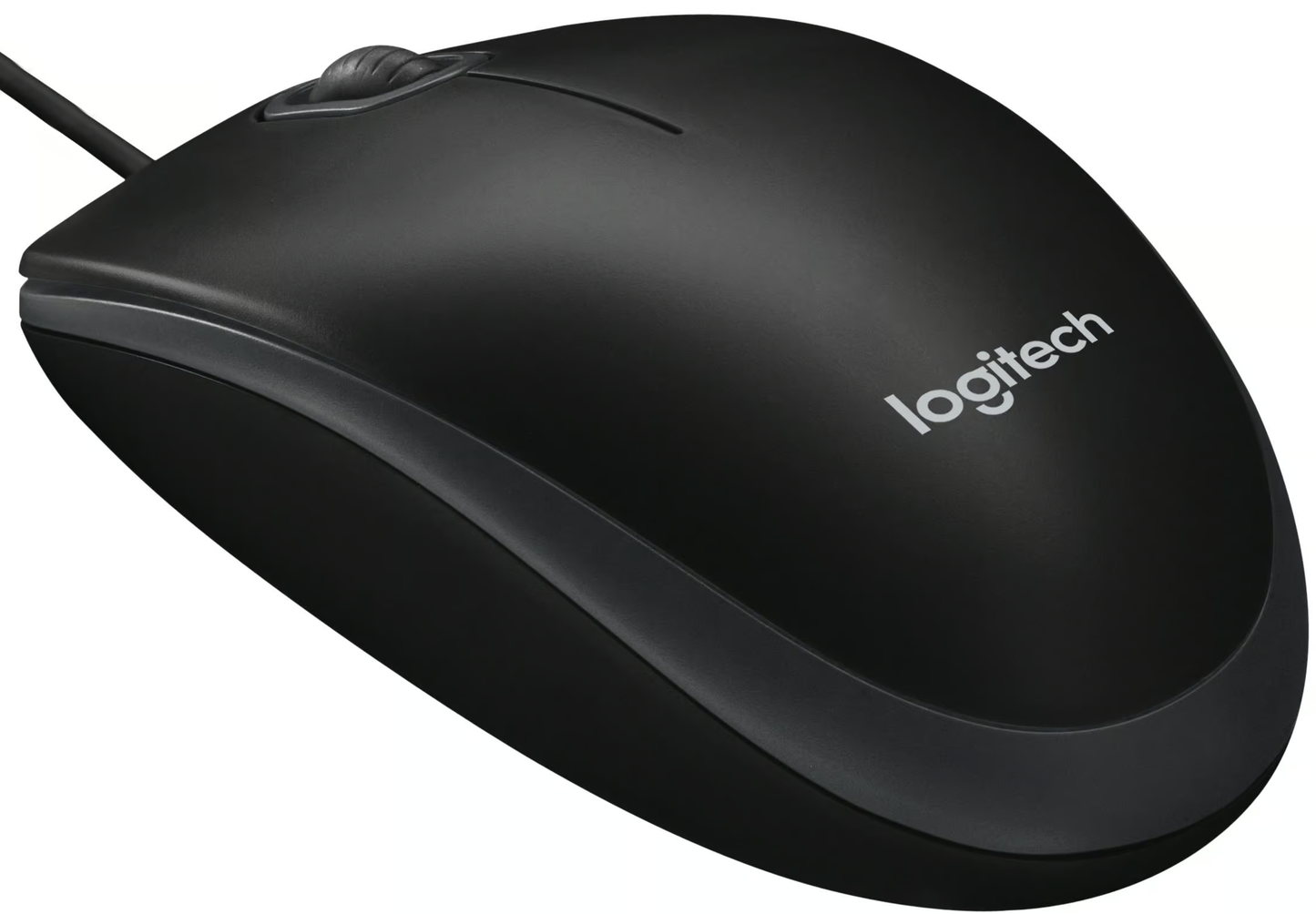 Mouse Wired USB Logitech B100, 1000DPI, Schwarz 910-003357