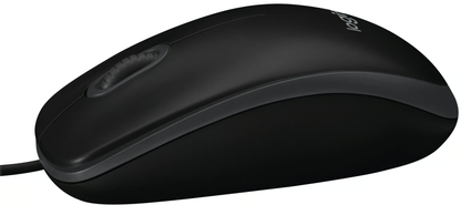 Mouse Wired USB Logitech B100, 1000DPI, Schwarz 910-003357