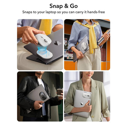 Draadloze Muis ESR MagMouse, 800DPI - 4800DPI, Grijs