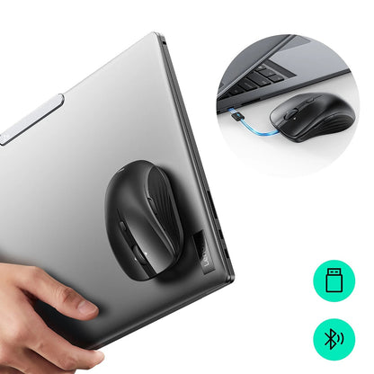 Draadloze Muis ESR MagMouse, 800DPI - 4800DPI, BT / Wi-Fi, Zwart