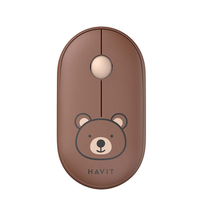 Wireless Mouse HAVIT MS75GT Pro, 1600DPI, Brown