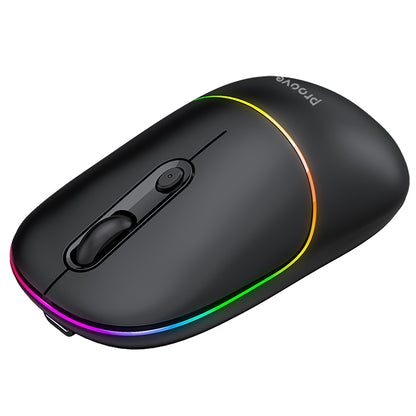 Souris sans fil Proove Blink, RGB, 800DPI - 1600DPI, BT / Wi-Fi, Noir WMBL00002001