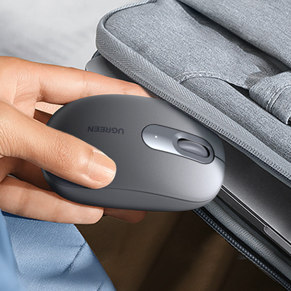 Wireless-Maus UGREEN MU105, 2400DPI, Grau