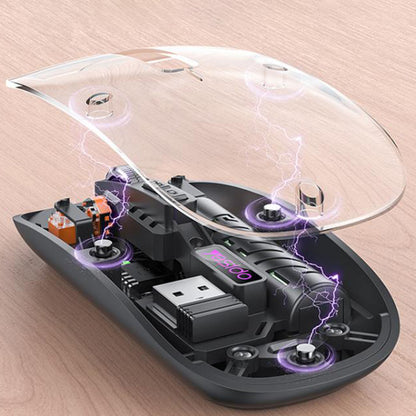 Draadloze Muis Yesido KB29, 800DPI - 1600DPI, BT / Wi-Fi, Zwart