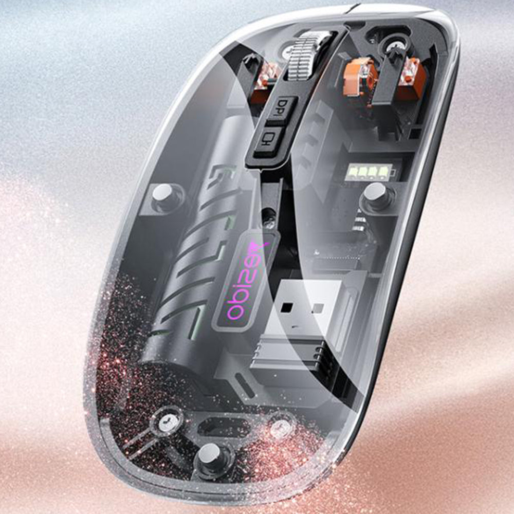 Souris sans fil Yesido KB29, 800DPI - 1600DPI, BT / Wi-Fi, Noir