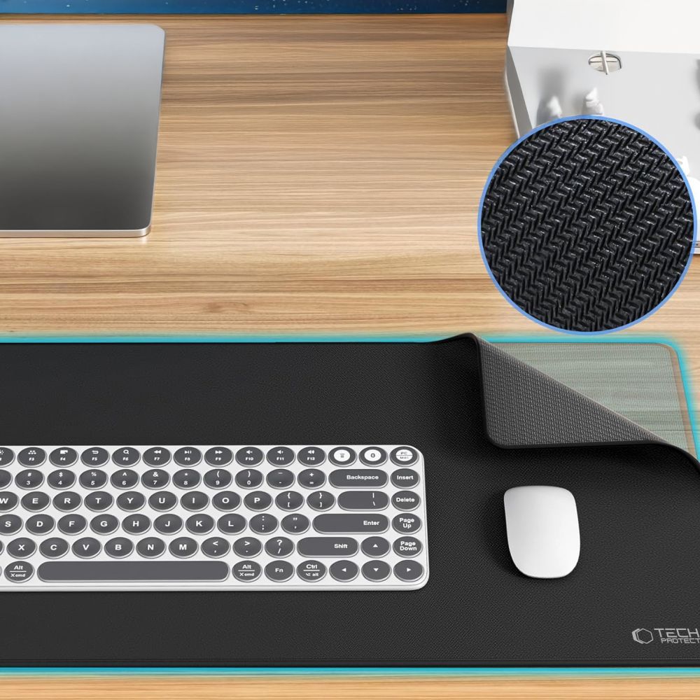 MousePad Tech-Protect A100, 100mm x 500mm, Zwart