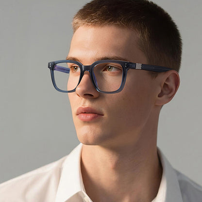 Lunettes d'ordinateur pour hommes Techsuit 2225, Anti-Lumière Bleue, Noires