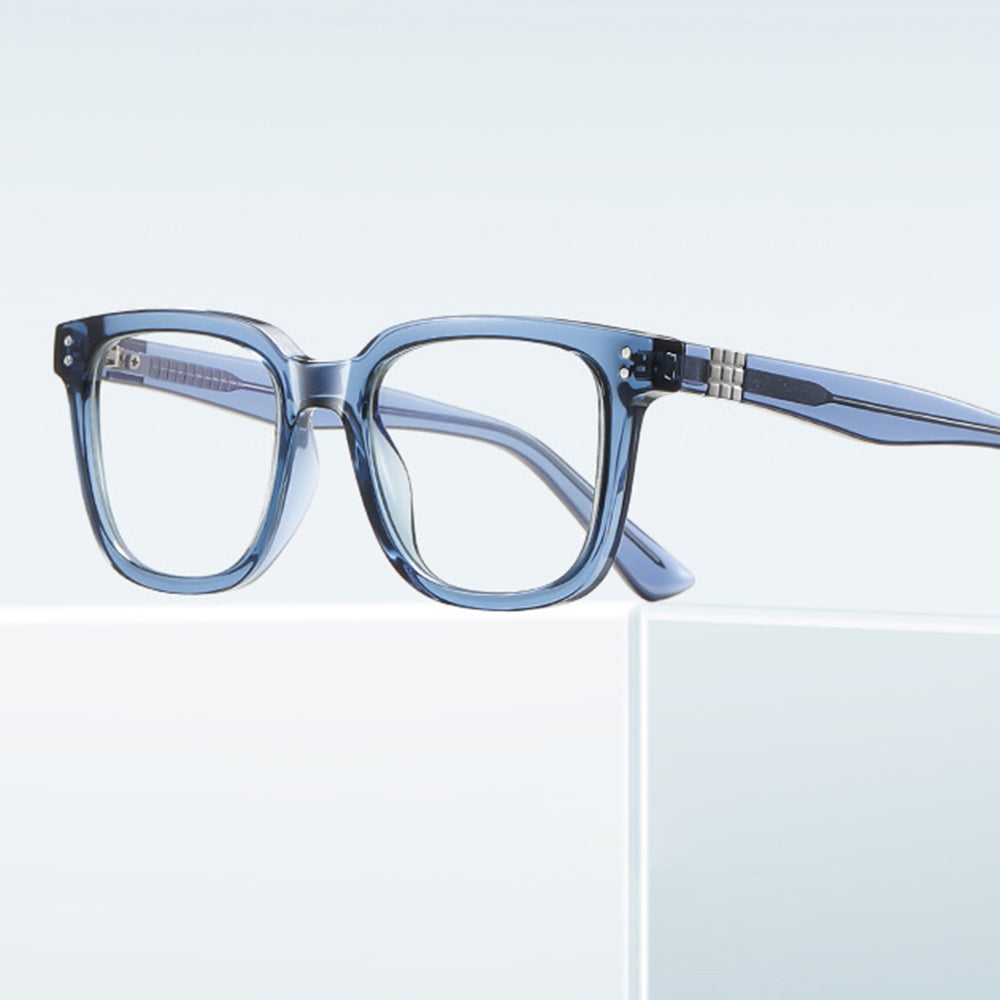 Lunettes d'ordinateur pour hommes Techsuit 2225, Anti-Lumière Bleue, Noires