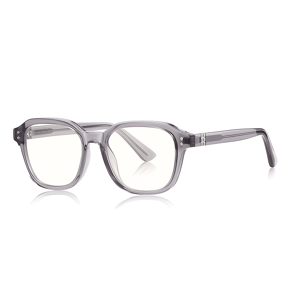 Lunettes d'ordinateur pour hommes Techsuit 2227, Anti-Lumière Bleue, Gris