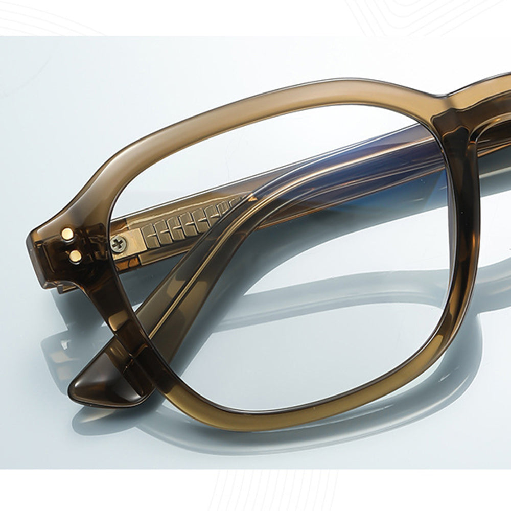 Lunettes d'ordinateur pour hommes Techsuit 2227, Anti-Lumière Bleue, Gris