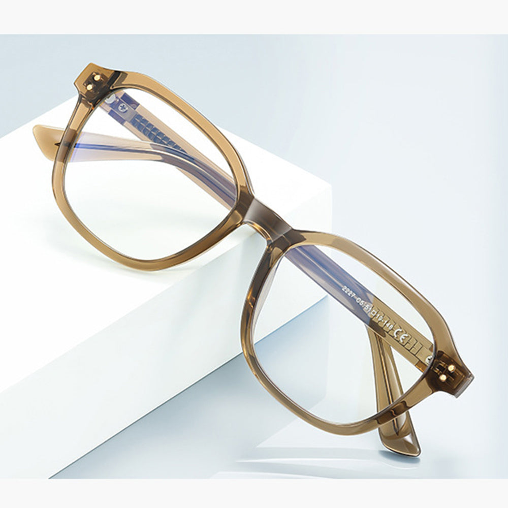 Lunettes d'ordinateur pour hommes Techsuit 2227, Anti-Lumière Bleue, Noires