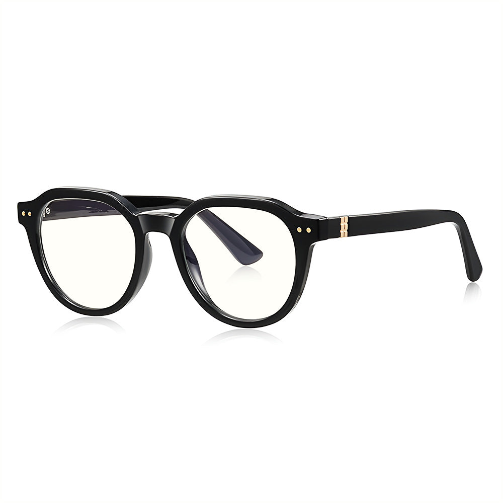 Lunettes d'ordinateur pour hommes Techsuit 2228, Anti-Lumière Bleue, Noires