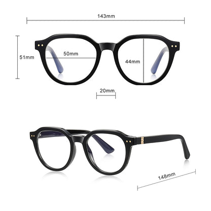 Lunettes d'ordinateur pour hommes Techsuit 2228, Anti-Lumière Bleue, Noires