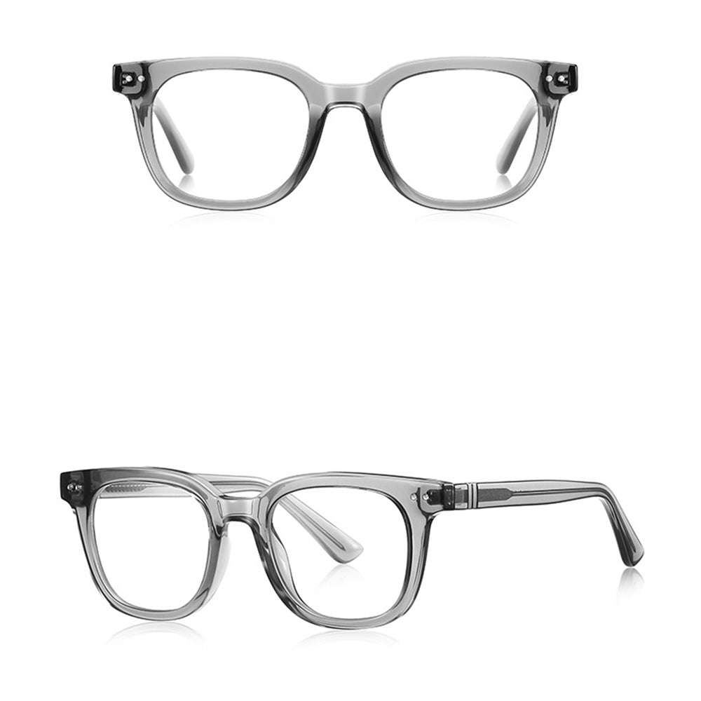 Lunettes d'ordinateur pour hommes Techsuit 2229, Anti-Lumière Bleue, Gris