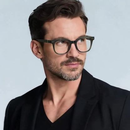 Lunettes d'ordinateur pour hommes Techsuit 2229, Anti-Lumière Bleue, Marron Clair