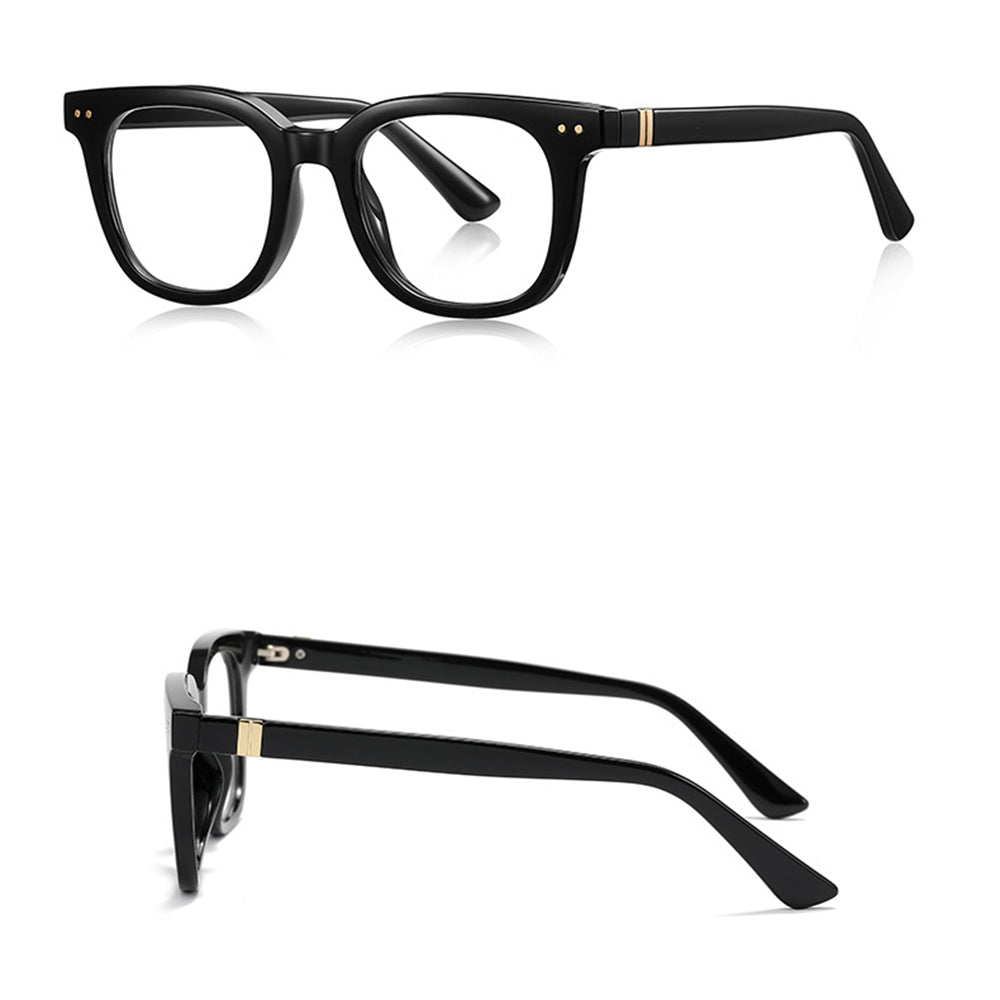 Lunettes d'ordinateur pour hommes Techsuit 2229, Anti-Lumière Bleue, Noires
