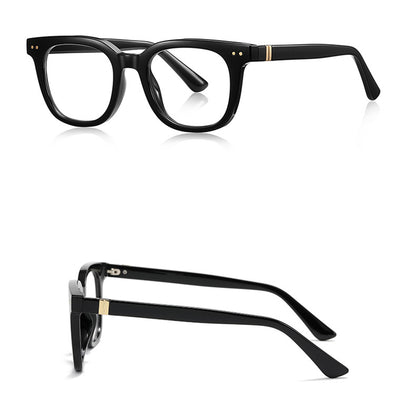 Lunettes d'ordinateur pour hommes Techsuit 2229, Anti-Lumière Bleue, Noires