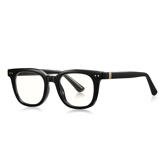 Lunettes d'ordinateur pour hommes Techsuit 2229, Anti-Lumière Bleue, Noires