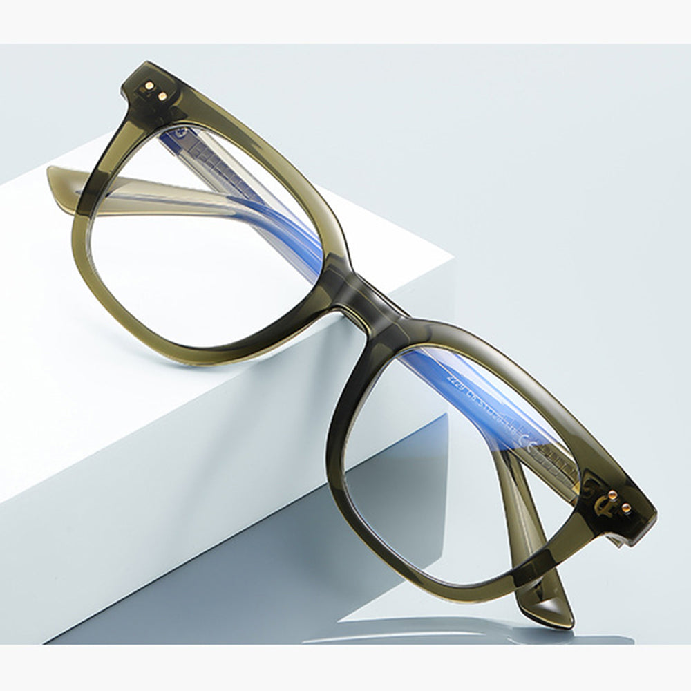 Lunettes d'ordinateur pour hommes Techsuit 2229, Anti-Lumière Bleue, Noires