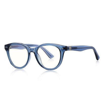 Lunettes d'ordinateur pour hommes Techsuit 2231, Anti-Lumière Bleue, Bleues
