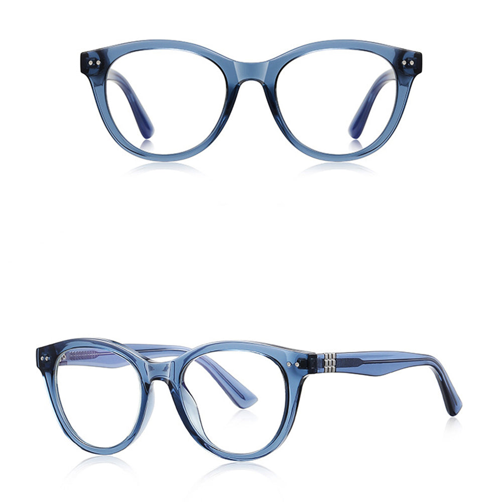 Lunettes d'ordinateur pour hommes Techsuit 2231, Anti-Lumière Bleue, Bleues