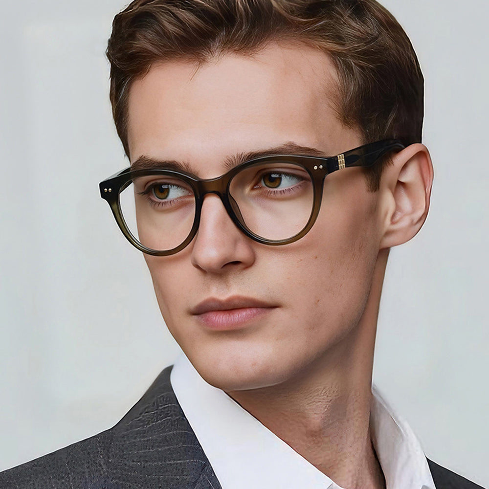 Lunettes d'ordinateur pour hommes Techsuit 2231, Anti-Lumière Bleue, Gris